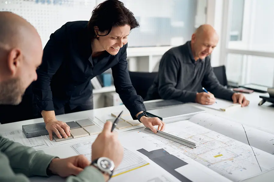 Architekten bei der Planung | Architekturb&uuml;ro Viethen
